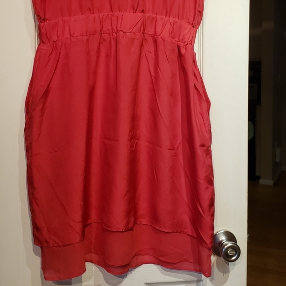 Banana Republic Pink Silk Layered Dress - Picture 10 of 16